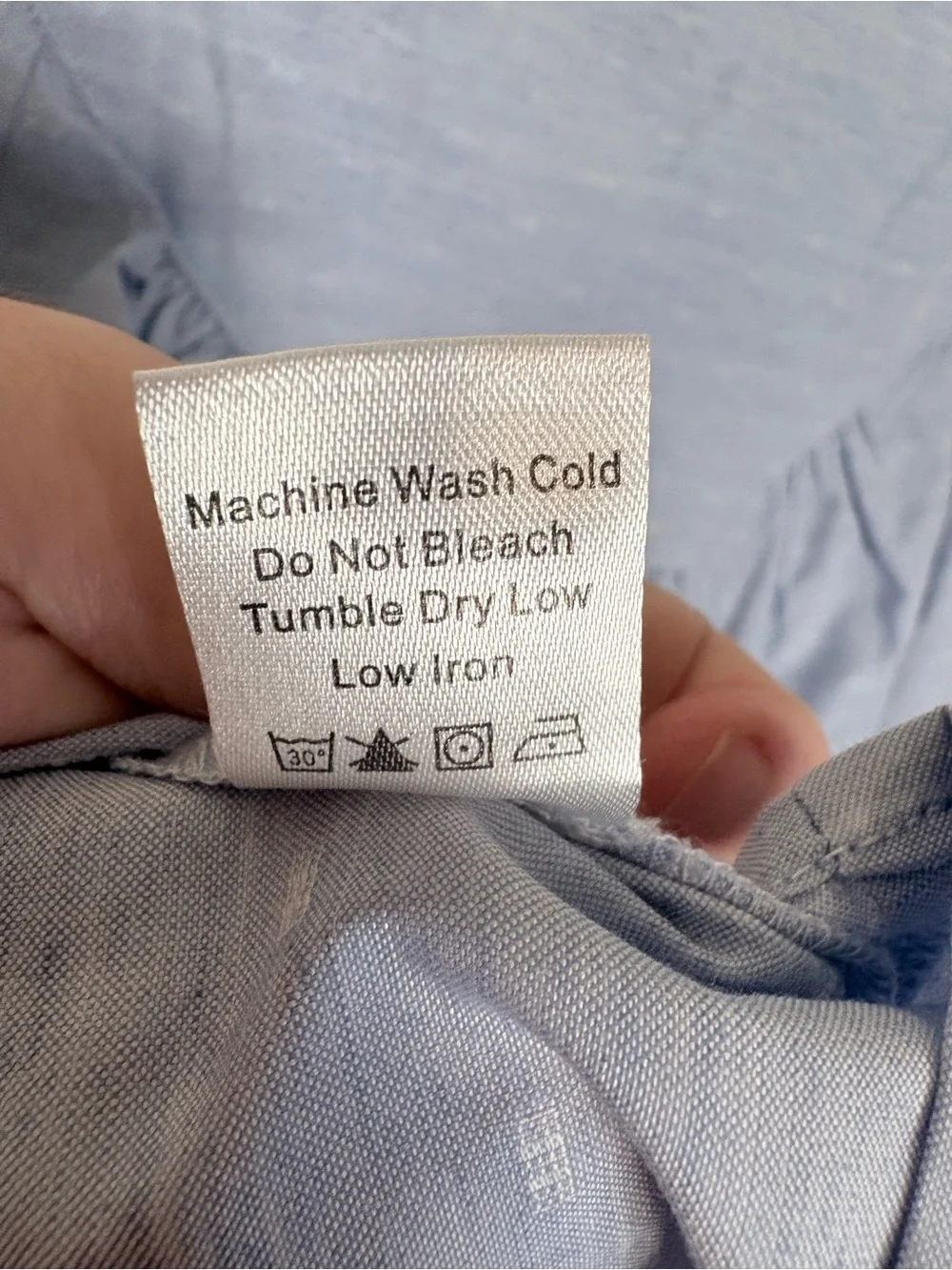Tuckernuck Light Blue Clip Dot Peasant Blouse Balloon Sleeve Medium